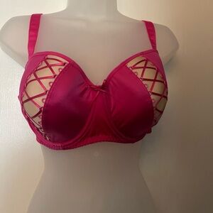NWT Elegant Pink Bra from Fredericks of Hollywood SIZE 34F (34DDD)